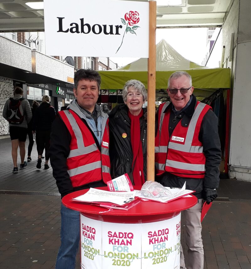 Orpington High Street stall