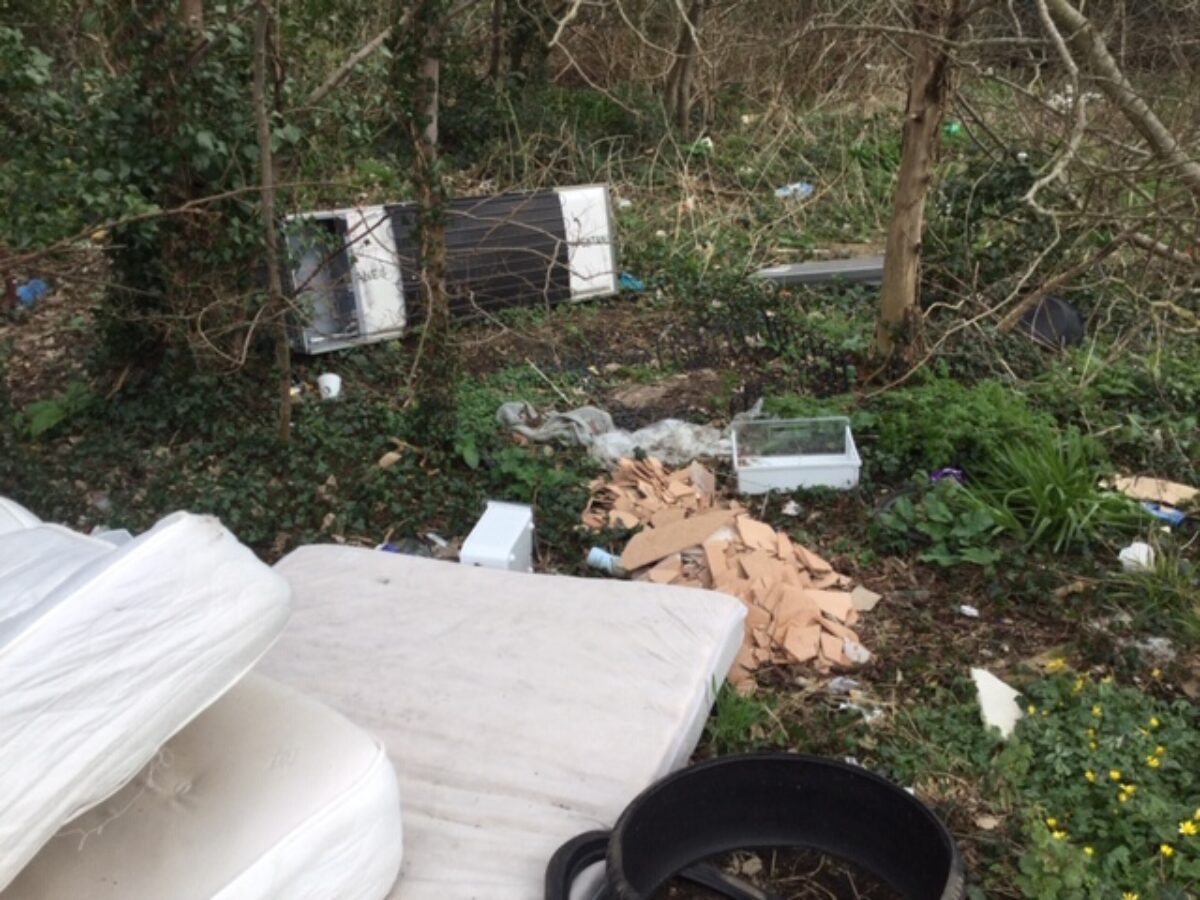 Fly-Tipping in Crockenhill Road