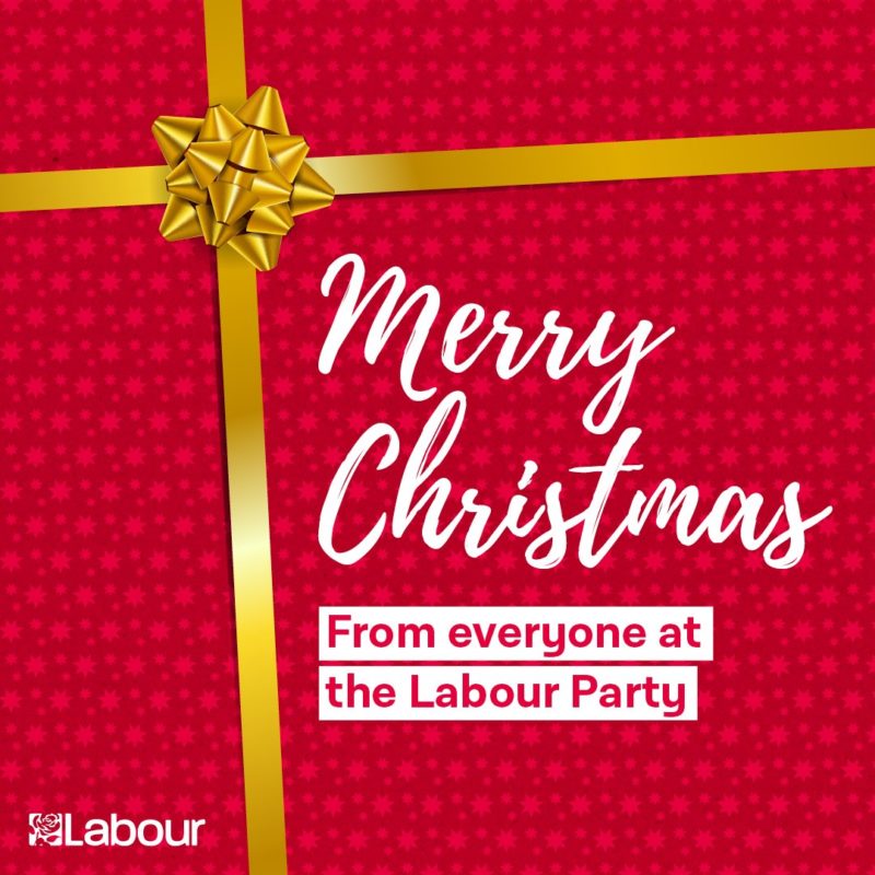 Merry Christmas from the Labour Party