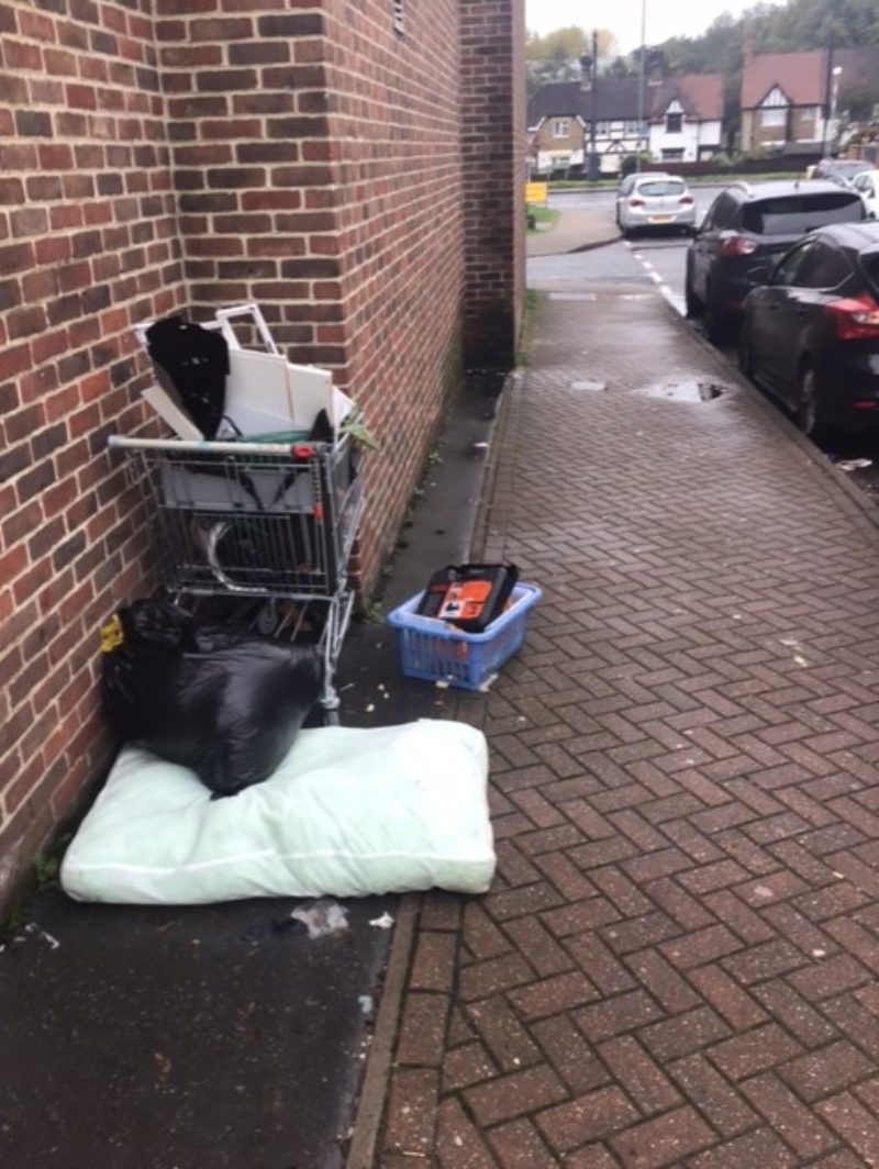 Rubbish dumping and fly-tipping continue to be a plague in the area